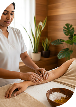 Salt Glow Oil Massage